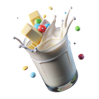 beautiful creative Glass of Milk Splash Isolated for Dairy Advertisements genuine png
