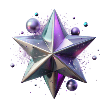 beautiful contemporary Glimmering Starfield Isolated for Digital Wallpapers detailed png
