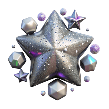 serene creative Glimmering Starfield Texture Isolated for Digital Backgrounds detailed png