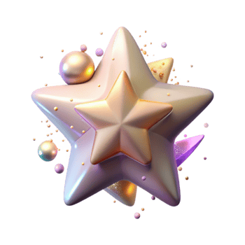 serene rustic Glowing Star Birth Transparent for Educational Videos professional png