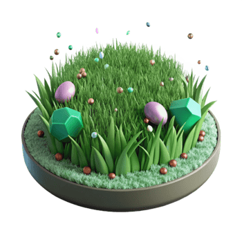 impressive vintage Green Grass Patch Cutout for Landscape Design professional png