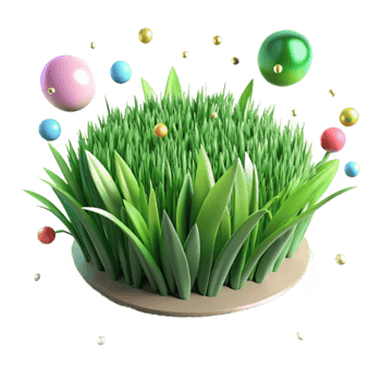 magnificent creative Green Grass Isolated for Lawn Care Projects detailed png
