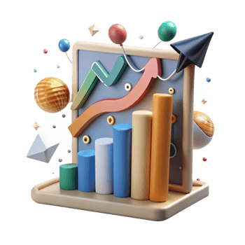 extraordinary rustic Growth Chart Upward Trend Cutout for Investment Reports professional png