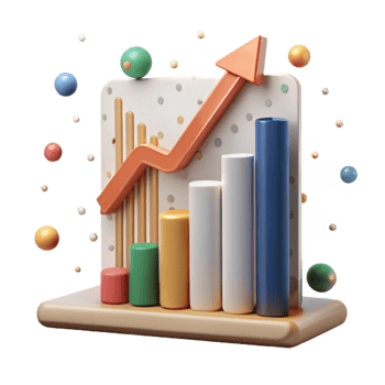 stunning vintage Growth Chart Upward Trend Cutout for Investment Reports premium png