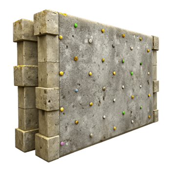 dramatic rustic Grunge Concrete Wall Texture Cutout for Architectural Projects high quality png