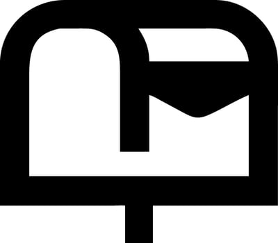 Industrial Steel Mailbox with a Bold, Raw Finish vector