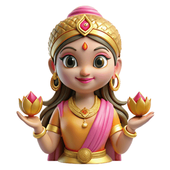 magnificent abstract Lakshmi, Hindu goddess of wealth, prosperous, exclusive png