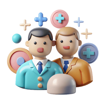 wonderful modern Healthcare Professionals Team Icon Isolated for Medical Design high resolution png