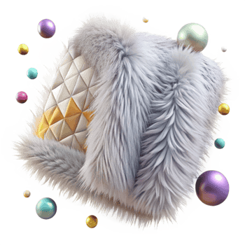 vibrant creative Herringbone Fur Texture Winter Fashion Transparent for Clothing Design genuine png