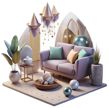 beautiful abstract Interior Design Living Room Furniture Transparent Home Decor png
