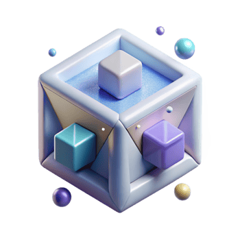 beautiful creative Isometric Data Cube Visualization Cutout for Analytics Projects exclusive png