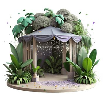 dramatic traditional Jungle Canopy Dense Foliage Transparent detailed png