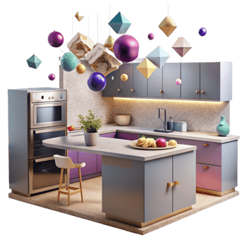 beautiful artistic Kitchen Remodel New Cabinets Countertops Cutout exclusive png