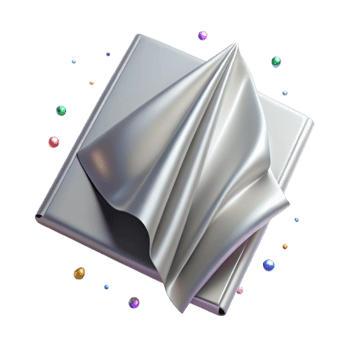 vibrant vintage Light Gray Aluminum Sheet Transparent for Product Rendering genuine png