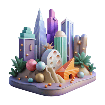 wonderful artistic Los Angeles Skyline Hollywood Sign Isolated for Film Projects high quality png