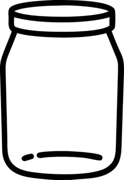 Classic Mason Jar Concept Design vector