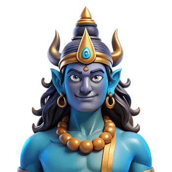 serene creative Shiva, Hindu god of destruction, powerful, authentic png