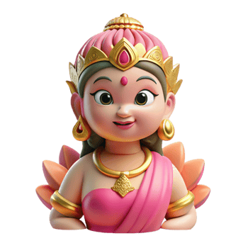 wonderful modern Lakshmi, Hindu goddess of wealth, prosperous, high resolution png