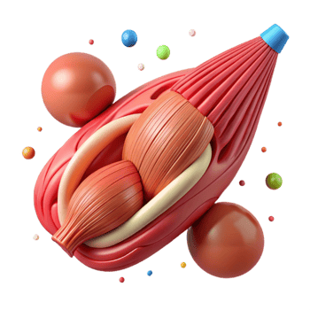 extraordinary traditional Muscle Fiber Anatomy Diagram Cutout for Human Biology Research original png