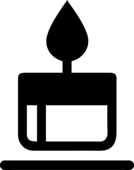 Beautifully Carved Candle Art vector