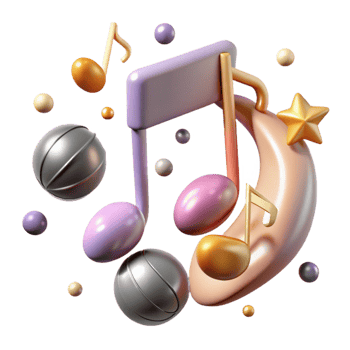 impressive modern Music Notes Clip Art for Scrapbooking and Crafts png