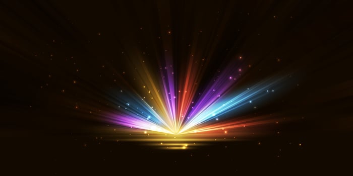 flash effect with rays and glare. Light light blur effect. illustration vector