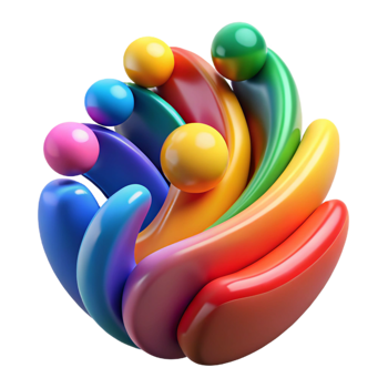 magnificent modern An abstract representation of human emotions, using bold colors and expressive brushstrokes, with an abstract expressionist style premium png