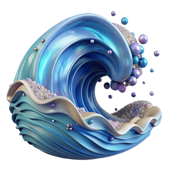 wonderful modern Ocean Wave Texture Repeating Isolated for Fabric Prints genuine png