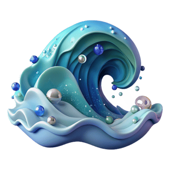 impressive abstract Ocean Wave Underwater View Cutout for Diving Scenes original png