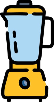 Professional-Grade Blender Model vector