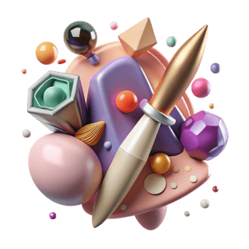 extraordinary vintage Paintbrush Art Supplies Cutout for Creative Projects high resolution png