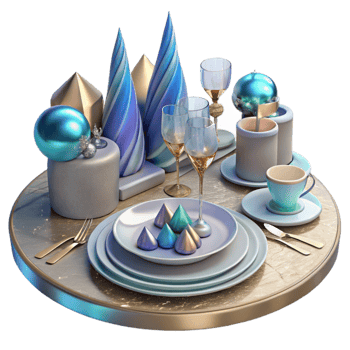 wonderful rustic Party Table Setting Plates Cutlery Cutout genuine png