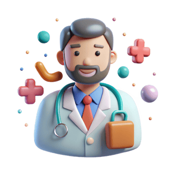 dramatic contemporary Patient Doctor Consultation Icon Cutout for Healthcare Websites high resolution png