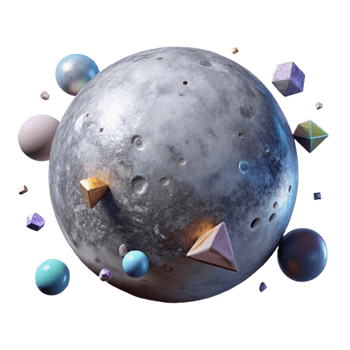 stunning modern Pluto Dwarf Planet Icy Surface Cutout for Astronomy Education genuine png