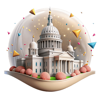 magnificent creative Providence Skyline Rhode Island State House Cutout for New England Tourism professional png