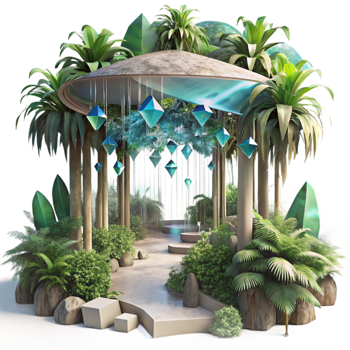 vibrant traditional Rainforest Canopy Aerial Photography Transparent detailed png