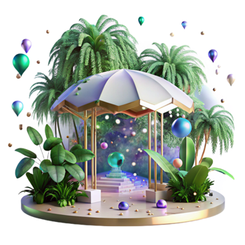 extraordinary vintage Rainforest Canopy Conservation Theme Transparent png