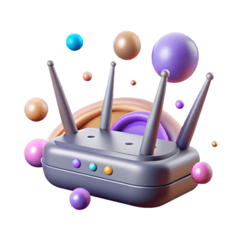 wonderful rustic Router with Multiple Antennas Network Isolated for Wireless Technology genuine png