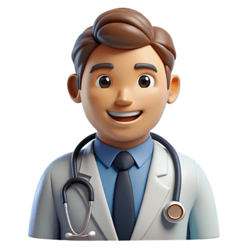 extraordinary classic Confident male doctor with stethoscope, high resolution png