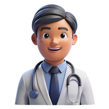 extraordinary rustic Confident male doctor with stethoscope, high quality png