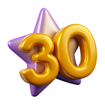 vibrant classic Star detailed png