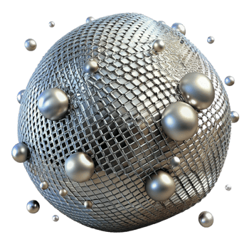 beautiful rustic Silver Metal Mesh Transparent for Industrial Applications high quality png