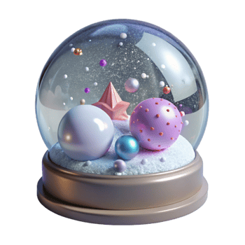 magnificent modern Snow Globe Winter Scene Transparent for Christmas Cards genuine png