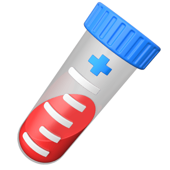 3D Blood Tube Icon png