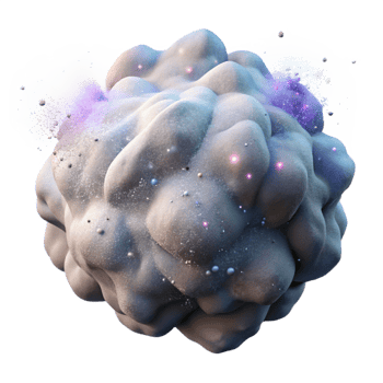 dramatic traditional Space Dust Nebula Effect Transparent for Game Assets high resolution png