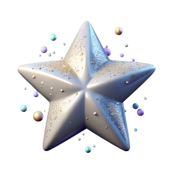 beautiful artistic Sparkling Star Dust Isolated for Festive Graphics detailed png
