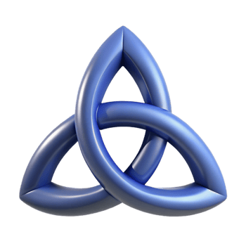 serene classic Triquetra, Celtic symbol, three-pointed, exclusive png