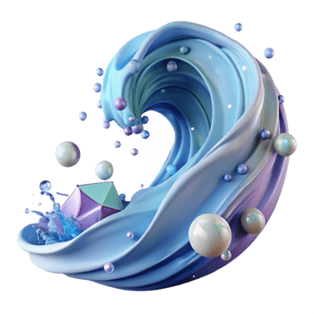 magnificent creative Splashing Water Wave Isolated for Summer Projects authentic png