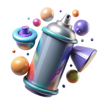 beautiful artistic Spray Paint Graffiti Design Element Isolated high quality png