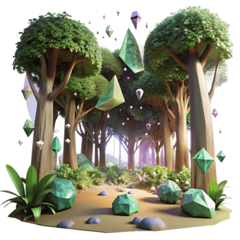 stunning contemporary Sunlight Through Forest Canopy Isolated original png